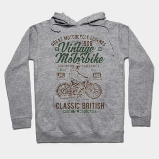 Vintage Motorbike Hoodie